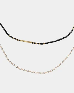 NELLYSA NECKLACE - Black