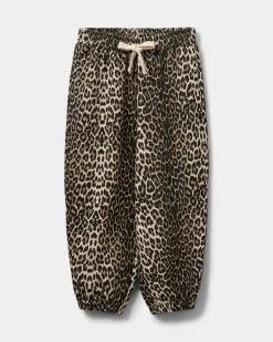 NESTUSSK SWEATPANTS - Light brown leopard