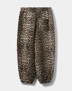 NESTUSSK SWEATPANTS - Light brown leopard