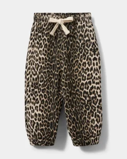 NETUSSB SWEATPANTS - Light brown leopard