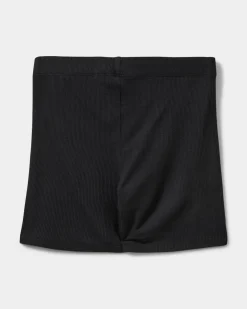 NEVASY RIB SHORTS - Black