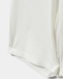 NEVASY RIB SHORTS - White