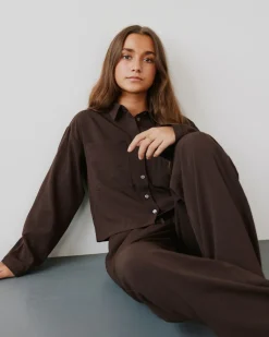 NEYASY SHIRT - Brown Fudge