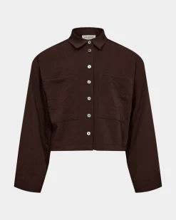 NEYASY SHIRT - Brown Fudge