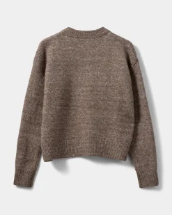 NIMASW SWEATER - Brown melange