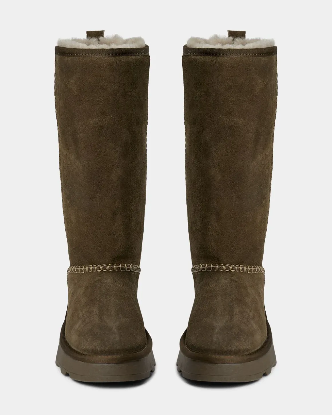 NINASW TEDDY BOOT - Dark green