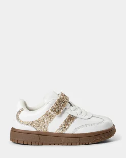NISSASK SNEAKER - White gold