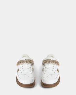 NISSASK SNEAKER - White gold