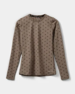 NOALLESW T-SHIRT LONG SLEEVE - Middle Brown