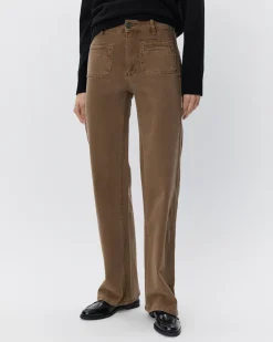 NOENNESW HIGH JEANS - Brown