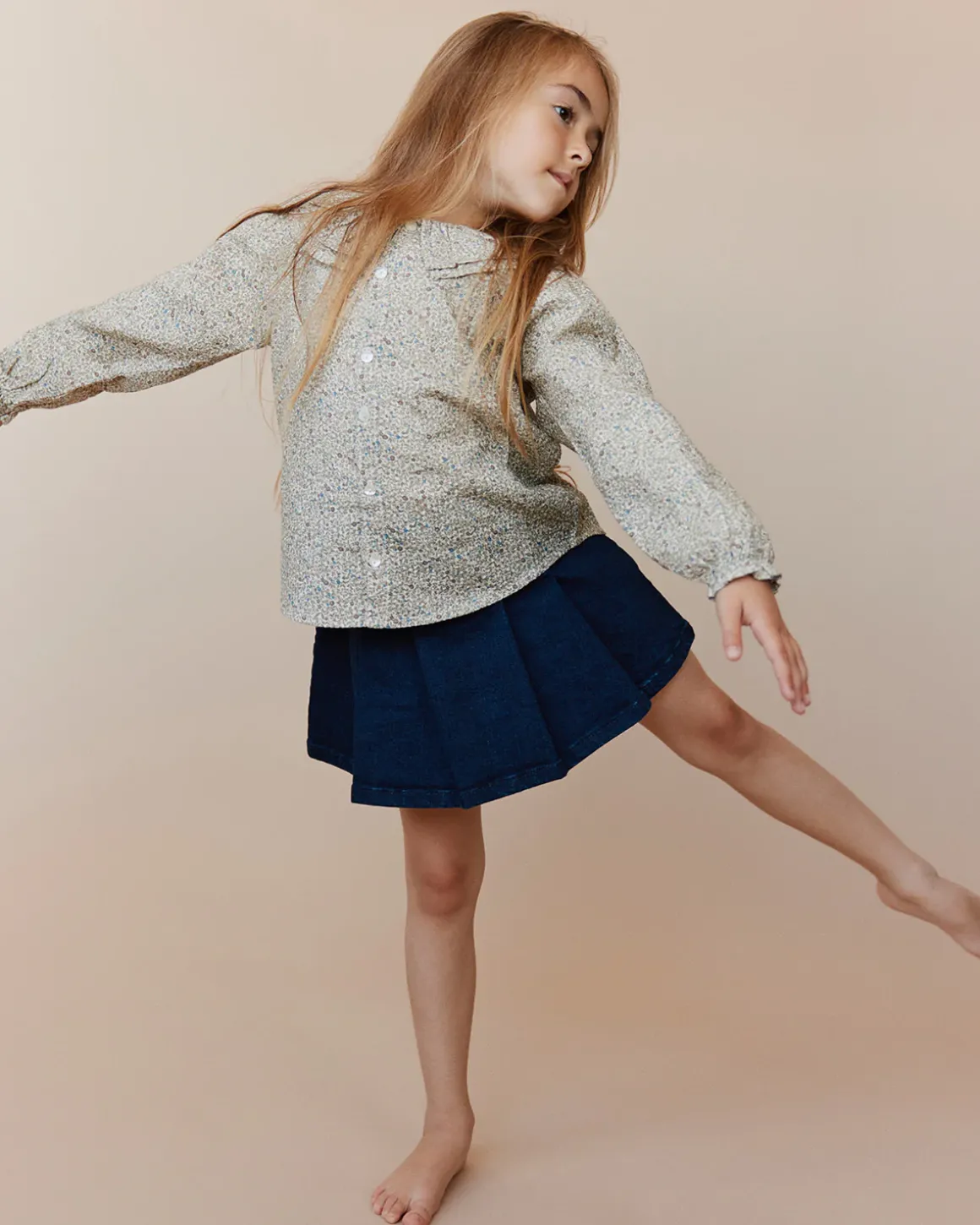 NUMASK SKIRT - Dark denim blue