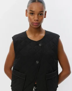 OLGASW VEST - Black