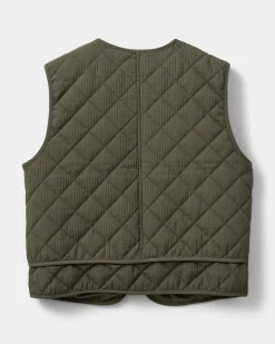 OLGASW VEST - Dark green