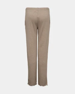 OLLASY TROUSERS - Brown melange