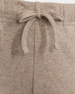 OLLASY TROUSERS - Brown melange