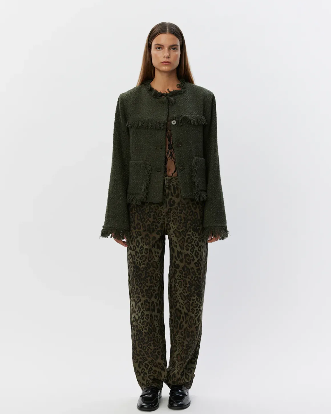 OPALSW JACKET - Dark green