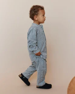 PALLESB TROUSERS - Grey check