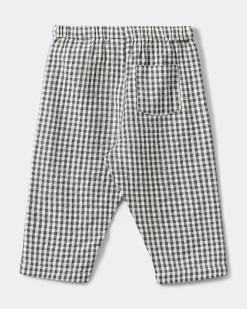 PALLESB TROUSERS - Grey check