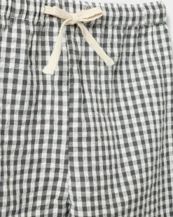 PALLESB TROUSERS - Grey check