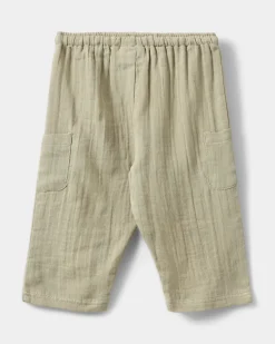 PALLESB TROUSERS - Light dusty green