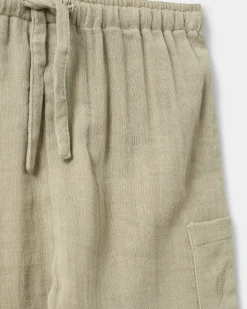 PALLESB TROUSERS - Light dusty green
