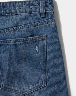 PARISSW SHORTS - Denim blue