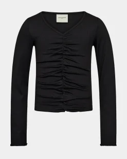 PELINESY T-SHIRT LONG SLEEVE - Black