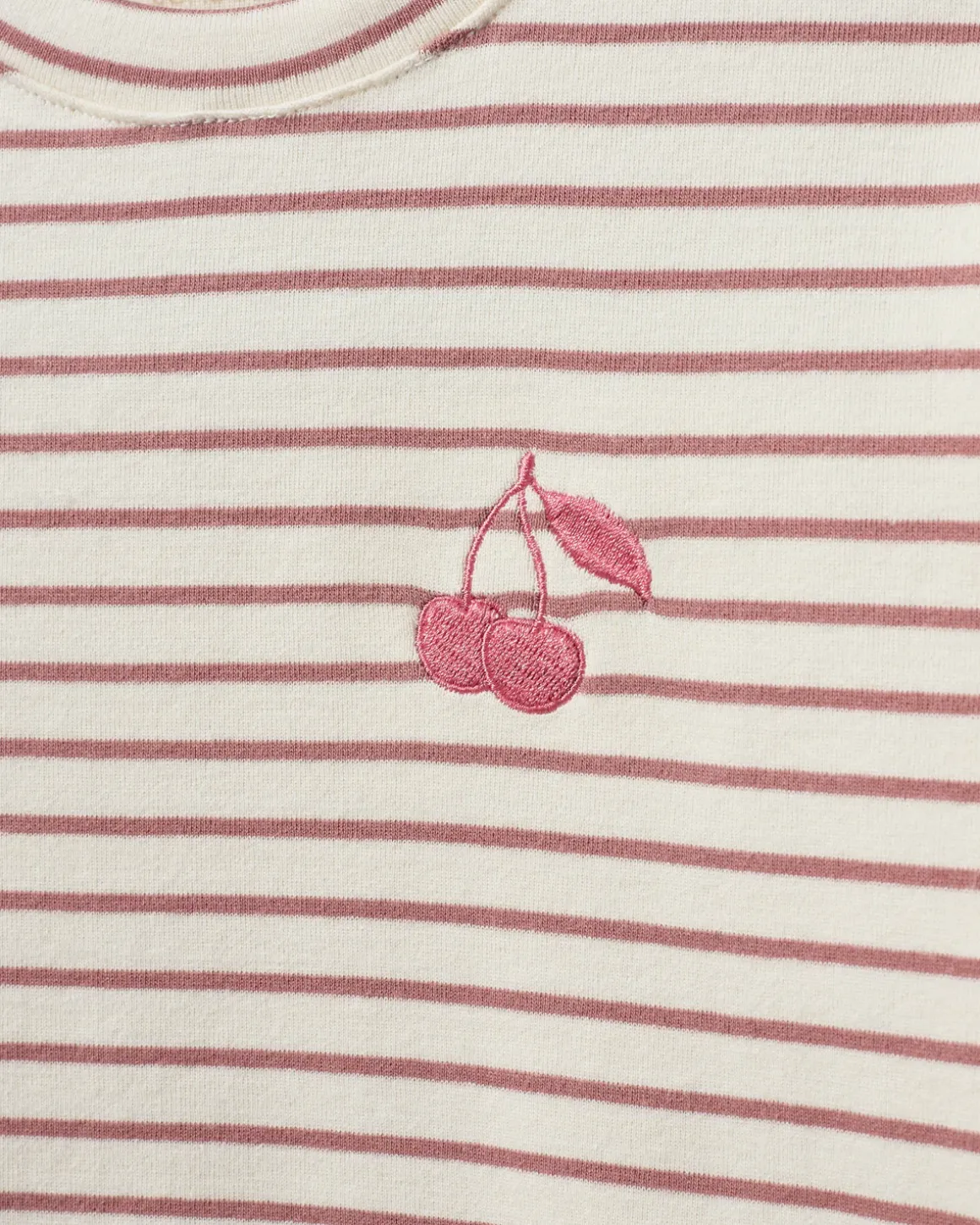 PERNILLASK T-SHIRT LONG SLEEVE - Off White Striped