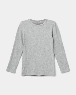PETRICIASK T-SHIRT LONG SLEEVE - Grey mel