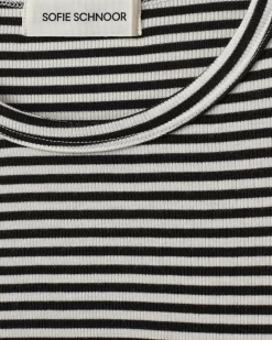 PETRICIASW STRIPE T-SHIRT LONG SLEEVE - Black striped