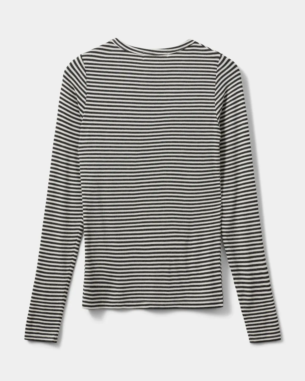 PETRICIASW STRIPE T-SHIRT LONG SLEEVE - Dark Grey Striped