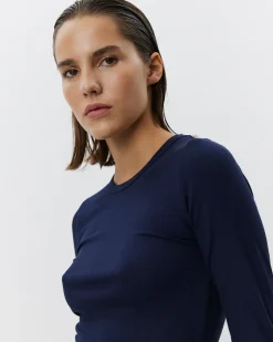 PETRICIASW T-SHIRT LONG SLEEVE - Navy