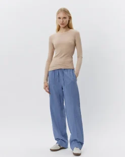 PETRICIASW T-SHIRT LONG SLEEVE - Beige