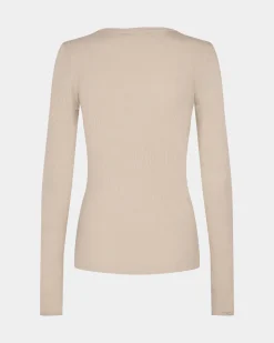PETRICIASW T-SHIRT LONG SLEEVE - Beige