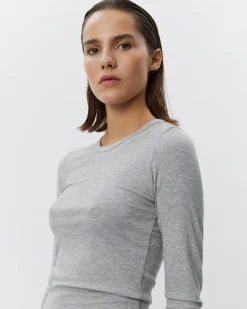 PETRICIASW T-SHIRT LONG SLEEVE - Grey mel