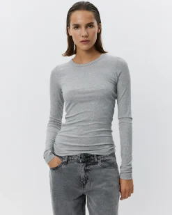 PETRICIASW T-SHIRT LONG SLEEVE - Grey mel