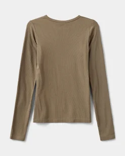 PETRICIASY T-SHIRT LONG SLEEVE - Army Green