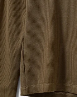 PETRICIASY T-SHIRT LONG SLEEVE - Army Green