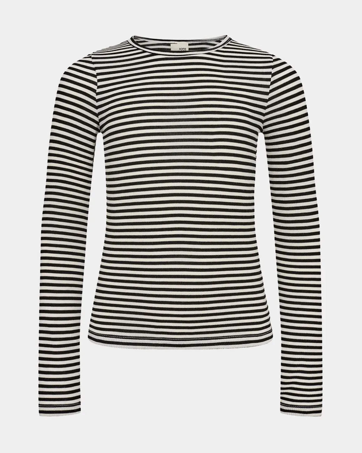 PETRICIASY T-SHIRT LONG SLEEVE - Black striped