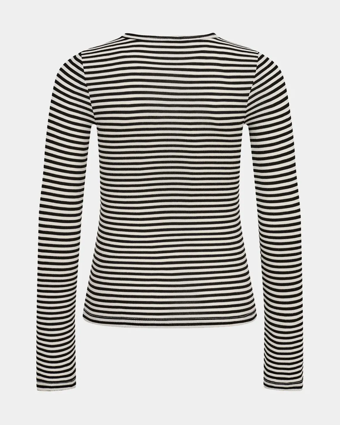 PETRICIASY T-SHIRT LONG SLEEVE - Black striped