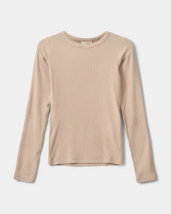 PETRICIASY T-SHIRT LONG SLEEVE - Beige