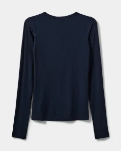 PETRICIASY T-SHIRT LONG SLEEVE - Navy Blue