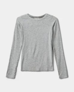 PETRICIASY T-SHIRT LONG SLEEVE - Grey mel