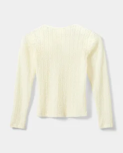 PETRISY T-SHIRT LONG SLEEVE - Off white