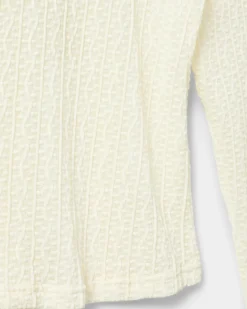 PETRISY T-SHIRT LONG SLEEVE - Off white