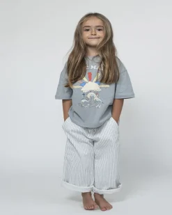 PINERASK TROUSERS - Blue striped