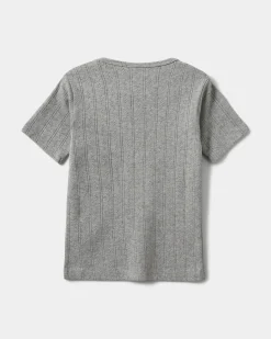 PIPERSK T-SHIRT - Grey mel