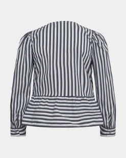 RHODASY SHIRT - Dark Grey Striped