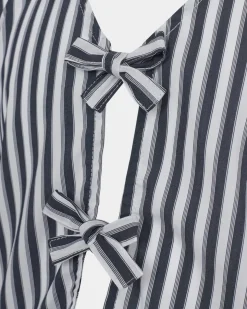 RHODASY SHIRT - Dark Grey Striped