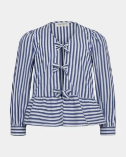 RHODASY SHIRT - Navy Striped